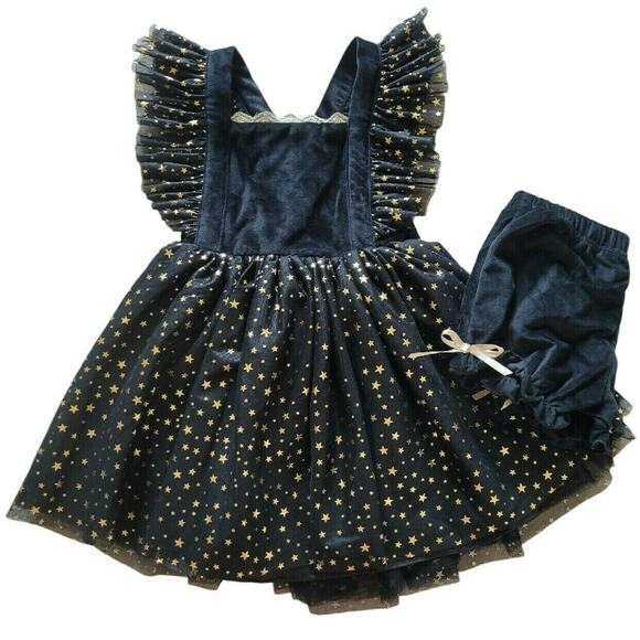 Three By The Sea Celebration In Midnight Dress Set - Picture 2 of 10